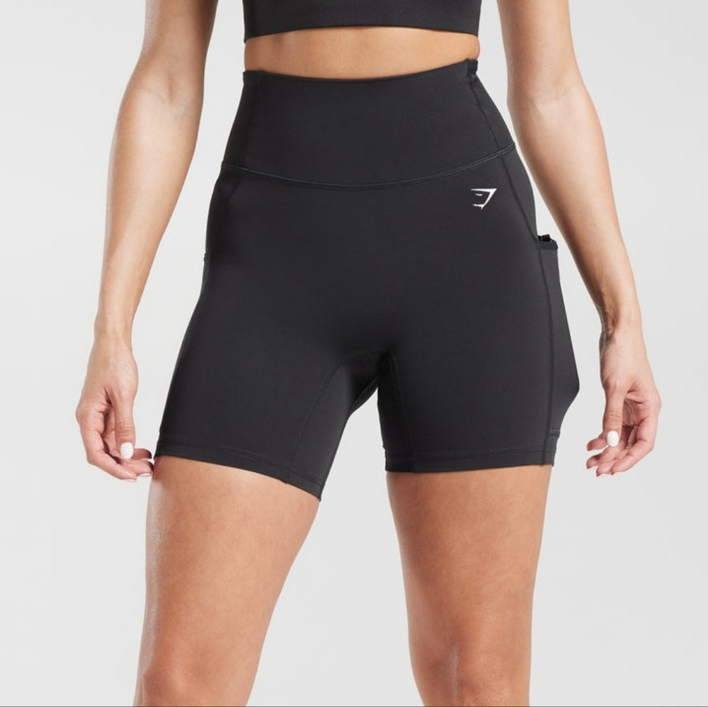 Gymshark Women's Black Bike Shorts